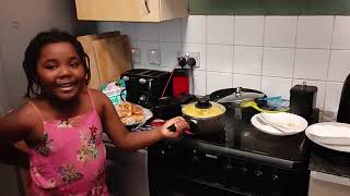 She cooks sadza at 6 years old