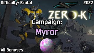 Zero-K | All Bonuses, Difficulty: Brutal, Campaign: Myror