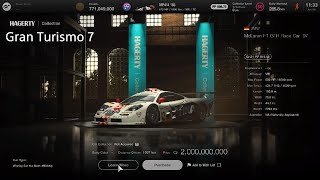 Gran Turismo 7 - HAGERTY Collection :  McLaren F1 GTR Race Car ‘97