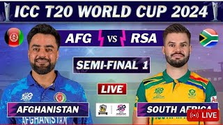 Afghanistan vs South Africa live cricket match 2024