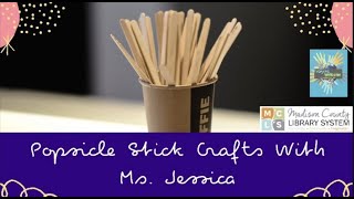 Popsicle Crafts with Ms. Jessica - Snowflake Craft