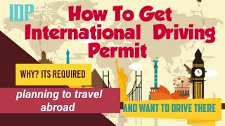 How to get international driving  permit