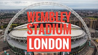 Wembley Stadium a drones view