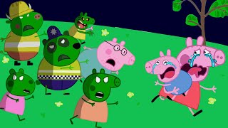 PEPPA PIG Zombie Apocalypse - PEPPA PIG RUN - PEPPA PIG FUNNY ANIMATION