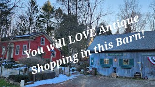 LOVE the Antique Shop in a Barn! Primitives, Shaker, Farmhouse, Cottage Decor William Hromy Antiques