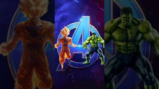 Goku ⚡🆚 Marvel⭐ characters💥fight who is stronger ⁉️ #trending