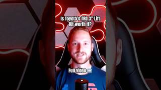 Check out my thoughts on the #trd 3” #lift kit from #toyota on my #tundra #offroad #truck #trdlift