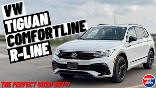 2024 VOLKSWAGEN TIGUAN COMFORTLINE R-LINE! | *Full Walkaround Review* | The Perfect Sized SUV?!