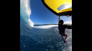 Kai Lenny on the Naish Wing Surfer at Jaws