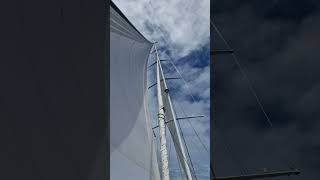 Sailing the magnificent Spirit Yachts 111 (Geist). She is a floating work of art! #shorts