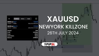 XAUUSD NYKZ TRADE RECAP 26th JULY