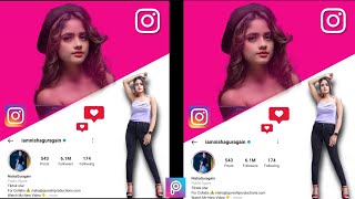 Instagram Profile Dual Photo Editing || PicsArt Photo Editing - New Style