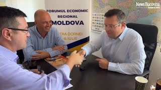 Interviu la News Bucovina – Forumul Economic Regional Moldova 2024 – Ion Ștefanovici