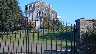 Priming And Painting Metal Driveway Gates  At An Estate ASMR