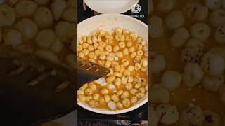 Sweet fried makhana recipe #youtubeshorts # makhana shorts #food #recipe #tasty