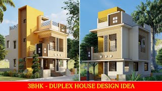 500 sqft 2 Floor House Design | 3BHK House Design #houseplan #home #ghar