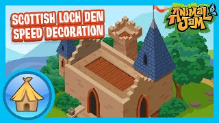 Mysterious Island on the Scottish Loch | Animal Jam Den Decoration