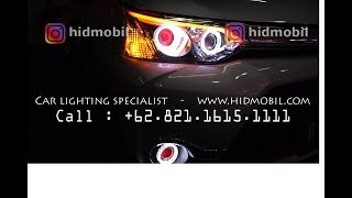 Headlamp Double Projector Grand Avanza Veloz 2016 | Rubah Warna Sesuka Hati | Lampu Hid Mobil