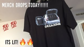 MERCH DROPS TODAY 🔥🔥🔥 Closer Look At Cracked Door & NEW CAR!!!!!