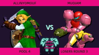 Allinyomouf (Link) vs. Mudjam (Samus) - ECF 174 Pool 4 Losers Round 3 SSBM