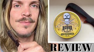 SAM KOZ | The Beard and The Wonderful Lemongrass Moustache Wax REVIEW  (My first ever review!!)