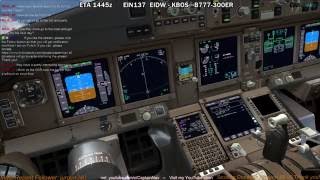 [FSX] PMDG 777-300ER | Dublin (EIDW) to Boston (KBOS) Diversion to Shannon (EINN) Part 4