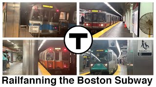 Railfanning the Boston Subway! (MBTA)