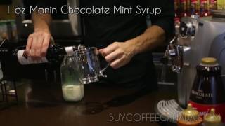 Monin Chocolate Mint Syrup Steamer from Buy Coffee Canada