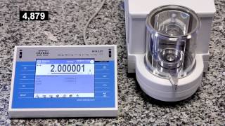 Faster weighing with the MYA 3Y microbalance