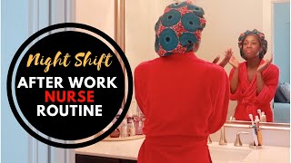 MY AFTER WORK ROUTINE | NIGHT SHIFT | LABOR AND DELIVERY NURSE