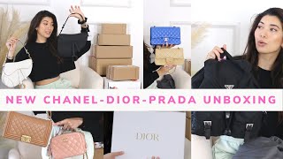 NEW 2021 CHANEL DIOR PRADA BAG UNBOXING CHANEL SANDALS