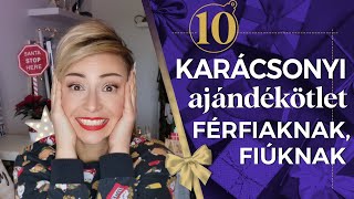 LEGJOBB KARÁCSONYI AJÁNDÉKOK FÉRFIAKNAK/FIÚKNAK