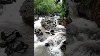 Welcome to Vasai Maharashtra waterfall Vasai 🏞️🕉️#tungareshwar #mahadev #waterfall #nature #travel