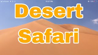 Desert Safari Abu Dhabi