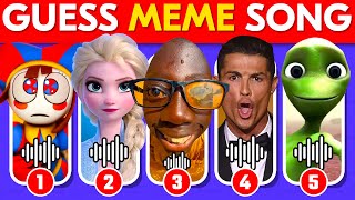 GUESS MEME & WHO'S SINGING🎤🎵🔥| MrBeast, Elsa, Dame to cosita, Pomni, Tenge, Ronaldo Siuuu...