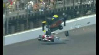 Indy 500 CRASH - Mike Conway 2010