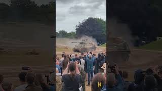 M4A3E8 Sherman Fury Running around the Arena at Tankfest 2024 #Tankfest2024