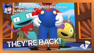 "SMG4: SMG4 & SMG3 Are Forced To Hold Hands" REACTION