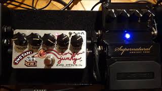 ZVex Instant Lo-fi Junky & Digitech Supernatural Ambient Reverb - guitar demo