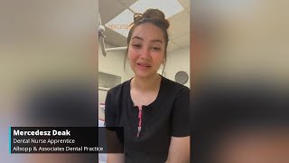 Mercedesz Deak from Allsopp & Associates Dental Practice | Apprentice Journey