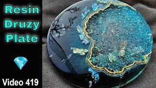 Using Silicone Molds for Resin to make Magical Druzy