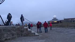 Midnight Sun in Nordkapp Norway