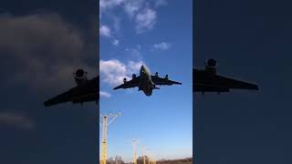 Military transporters land in Rzeszow, Poland || Ukraine Russia War || War