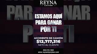 Abogados de lesiones personales por accidentes de camiones en Reyna Law Firm