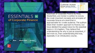 Essentials of Corporate Finance (Mcgraw-Hill/Irwin Series in Finance, Insurance, and Real Estate)