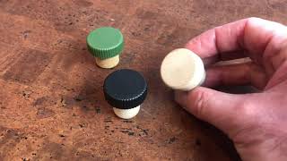 Pourer t-top cork stoppers