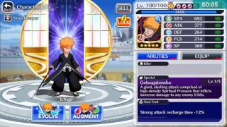 Bleach Brave Souls : Evolving 5 star ichigo to 6 star