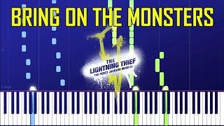 Bring On The Monsters - OST The Lightning Thief [Synthesia Piano Tutorial]