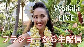 【ワイキキから生配信】フラショーの合間にライブ配信！ワイキキのイベントの様子をレポートします LIVE from Waikiki #64