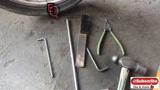 Tutorial Pasang Kampas Rem Depan Supra X125...!!!